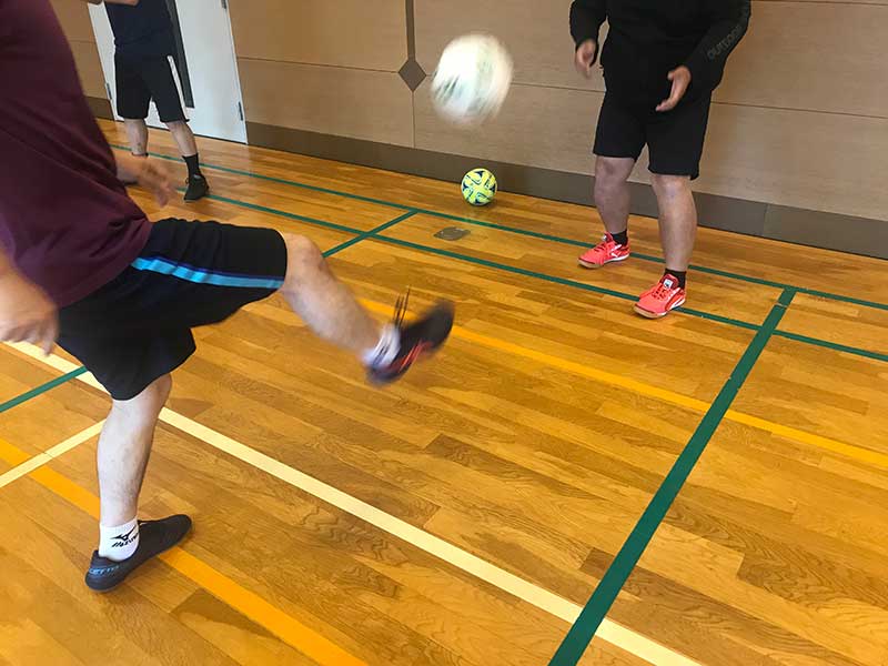 フットサルの様子