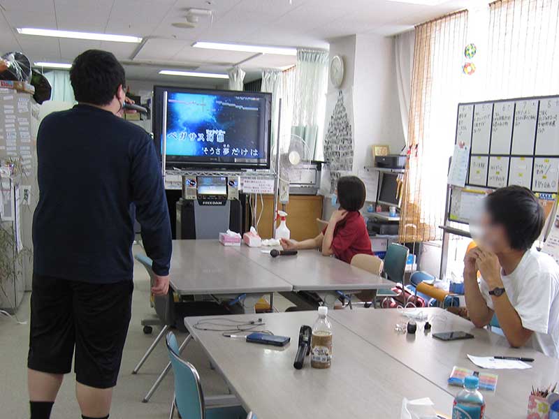 カラオケの様子