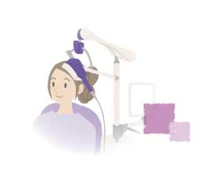 rTMS療法イメージイラスト